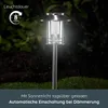 MeLiTec LED-Solar-Gartenlampe 3er-Set, Produktbild-Vorschau 3
