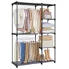 SONGMICS Šatní skříň s tyčí na šaty 112 x 43 x 165 cm Náhled obrázku produktu 8