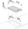 Glem Gas GT320IX Piano cottura integrato in acciaio inox da Anteprima dell’immagine prodotto 2