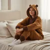 Pyžamo overal Kigurumi kostým pre dospelých Hnedá Kapybara Náhľad obrázku produktu 6