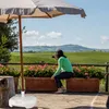 Relaxdays Sonnenschirmständer Kunststoff, befüllbar mit Produktbild-Vorschau 5
