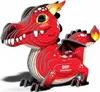 Eugy 3D Puzzle - Drache umweltfreundliches Bastelset Produktbild-Vorschau 4