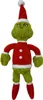 A plush toy of the Grinch wearing a Santa outfit. Náhľad obrázku produktu