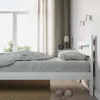 Holzbett 120x200 cm mit Lattenrost Modern Bett Bed Kiefer Produktbild-Vorschau 2