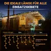 LED-Eisregen-Lichterkette LED Beleuchtung Lichterkette Produktbild-Vorschau 5