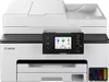 A white Canon Pixma GX2040 printer is shown from the front. Produktbild-Vorschau