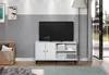 Evolution meuble TV 2 portes, 2 étagères blanc, noir. Voir les images du produit 10
