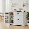 BEALIFE Kuchyňský bufet 105x40x85 cm | 3 dvířka a 1 zásuvka Náhled obrázku produktu 7