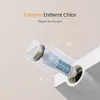 A close-up illustration of a shower filter cartridge being inserted into a shower head or valve, with text indicating its function. Anteprima dell’immagine prodotto