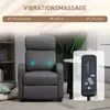 HOMCOM Fernsehsessel mit Liegefunktion, Relaxsessel mit Produktbild-Vorschau 4
