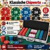 Poker Set 300 Chips mit Koffer – Komplett Pokerkoffer mit Produktbild-Vorschau 7