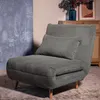 HOMLA Sofa SOLACE 1-osobowa, z funkcją spania sztruksowa Podgląd zdjęcia produktu 2