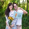 Mr. & Mrs. Panda Schild Verliebter Bär DIN A4 - Blau Produktbild-Vorschau 5