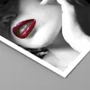 Poster - Poster ohne Rahmen - Frau Gesicht Lippen - 70x50 Produktbild-Vorschau 2