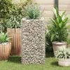 vidaXL Gabionové zvýšené lôžko Oceľ 50 × 50 × 100 cm Náhľad obrázku produktu 4