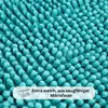 WohnDirect tapis de bain d'angle PARIS Petrol 100 x 100 x Voir les images du produit 5