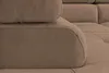 Ecksofa Luca L-Form Braun Velour Schlaffunktion Bettkasten Produktbild-Vorschau 8