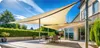 KRUMAD Tenda triangolare 4x4 m Beige Protezione solare Anteprima dell’immagine prodotto 12