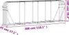 vidaXL Riparo per legna da ardere effetto legno 300x45x100 Anteprima dell’immagine prodotto 7