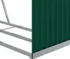 vidaXL Přístřešek na palivové dřevo zelený 120x45x100 cm Náhled obrázku produktu 7