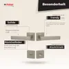 DOMINO Türgriff Drückergarnitur WC - Badezimmer Set | mit Produktbild-Vorschau 8