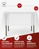 Gartentischdecke Schaum PVC Weichschaum 160 x 220 cm oval - Produktbild-Vorschau 3