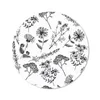 MuchoWow® Mauspad Mousepad Blumen - Kräuter - Muster 20x20 Produktbild-Vorschau 1