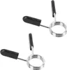 Two spring collars for weightlifting bars, shown against a white background. Produktbild-Vorschau