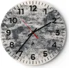 Wanduhr - Rund - Glasuhr - Schwarz Hintergrund Farbe - Produktbild-Vorschau 1