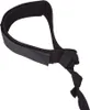 A close-up view of a black strap with velcro and a knot. Produktbild-Vorschau