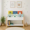 Libreria per bambini Relaxdays, 4 ripiani, vano aperto, Anteprima dell’immagine prodotto 3