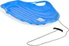 A blue plastic sled with a rope and handle is shown on a white background. Náhled obrázku produktu
