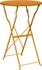 vidaXL Tavolino da bistrot Senf Ø 50 x 71 cm Acciaio Anteprima dell’immagine prodotto 1