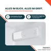homeX CFB1811E Einbaukühlschrank mit Gefrierfach, 122cm Produktbild-Vorschau 7