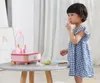 Viga drevený ružový kozmetický stolík so zrkadlom + Náhľad obrázku produktu 22