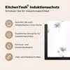 KitchenYeah© Herdabdeckplatte Blumen - Lila - Muster , Produktbild-Vorschau 6