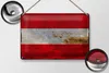 Blechschild Flagge Österreich 30x20cm Flag of Austria Rost Produktbild-Vorschau 2