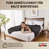 Grafner Heizdecke aus Plüsch 200 x 180 cm grau | Produktbild-Vorschau 4