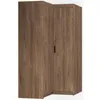 Armoire d'angle à portes battantes ELENA 2D chêne Lefkas Voir les images du produit 1