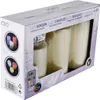 Product packaging for a set of LED candles. Produktbild-Vorschau
