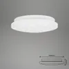 LED Deckenleuchte Deckenlampe Sternendekor 8 W weiß Metall Produktbild-Vorschau 5