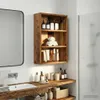 vidaXL Badezimmer-Wandschrank Altholz 40 x 16 x 62,5 cm Produktbild-Vorschau 4