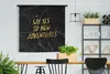 MuchoWow® Wandteppich Wandbehang Zitat - Abenteuer - Murmel Produktbild-Vorschau 2
