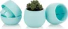 Lot de 7 pots de fleurs avec drainage 0,55 L pour cactus, Voir les images du produit 9