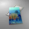Bild auf Leinwand - Leinwandbild - Bäume Wiese Sommer - Produktbild-Vorschau 2