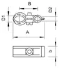 OBO Bettermann ISO pinza tendifilo 4024 16-23 2305232 Anteprima dell’immagine prodotto 2