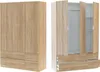 Drei-Türen-Garderobe Weymouth 135x52 cm Braun Kleiderhaken Produktbild-Vorschau 5