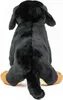 Kuscheltier Hund Dackel 30 cm schwarz-braun Plüschhund Produktbild-Vorschau 3