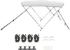 SucceBuy Biminitop per barche con 3 archi, 183 cm L x 185 Anteprima dell’immagine prodotto 1