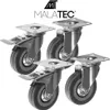 Malatec 22537 Set mit 4 Transportrollen, drehbar, 70 mm Produktbild-Vorschau 9